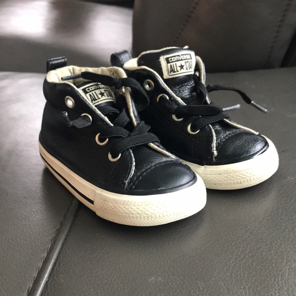 baby black converse